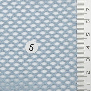 Net Solid Mesh Spandex Polyester Knit Fabric - FAB1803 - Light sky blue