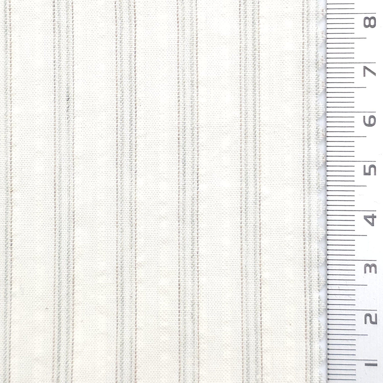 Bengal Stripe 100% Cotton Woven Fabric - FAB1968 - Grey