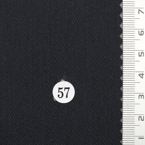 Solid Twill Polyester Spandex Rayon Woven Fabric - FAB 1737 - 5.Black
