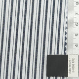 Block Stripe YarnDyed Cotton Woven Fabric - FAB1742 - 1.Cream-2.Light Pink-3.Light Blue-4.Medium Blue-5.Black 