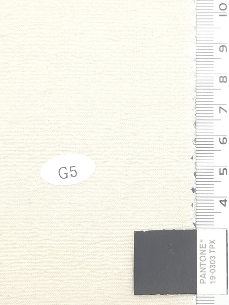 Solid Enzyme Recycled Slub Washing Polyester Rayon Cotton Woven Fabric - FAB1712 - 1.Soft Amber-2.Moon Mist-3.Cotton Seed-4.Pearl Bush-5.Ivory-6.White-7.Navy-8.Black 