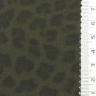 Animal Print Polyester Polyurethane Knit Fabric - FAB1978 - Olive Green