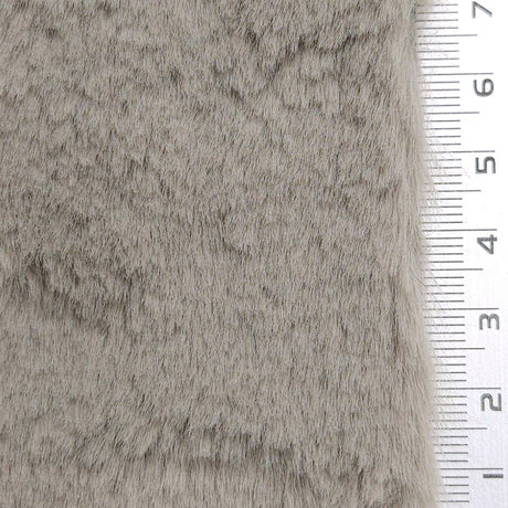 Faux Fur 15MM Pile Fabric | FAB1105 | 1.Ivory, 2.Beige, 3.Pink, 4.Dark Coral, 5.Grey, 6.Charcoal Grey, 7.Mocha, 8.Navy, 9.Black by Fabricis.com #