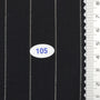 20 mm Pin Stripe Spandex Polyester Metallic Rayon Woven Fabric - FAB1751 - Black