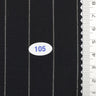 20 mm Pin Stripe Spandex Polyester Metallic Rayon Woven Fabric - FAB1751 - 1.Charcoal-2.Navy-3.Dark Navy-4.White-5.Black 