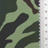 Green Camouflage Utility Cotton Woven Fabric - FAB1841