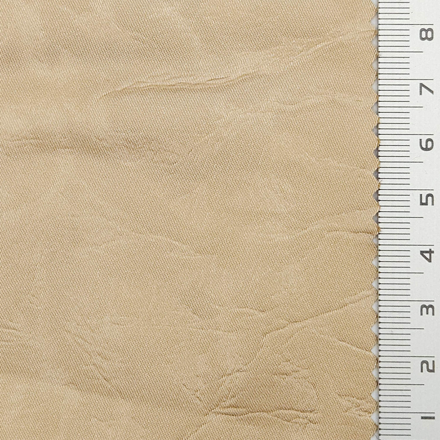 Solid Crease Satin Polyester Woven Fabric - FAB 1791 - 5.Tan
