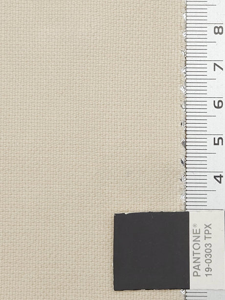 10s Solid Oxford Cotton Spandex Woven Fabric - FAB1659 - 1.Eggshell-2.Pastel Grey-3.Quill Grey-4.White-5.Soft Amber-6.Pavlova-7.Olive Green-8.Vanilla-9.Cloud-10.Concord 