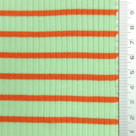 Stripe Rib YarnDyed Spandex Cotton Knit Fabric - FAB1592 - FAB1592-1-FAB1592-2-FAB1592-3-FAB1592-4-FAB1592-5 