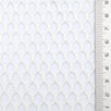 Ivory Structured Mesh Poly Knit Fabric - FAB1847