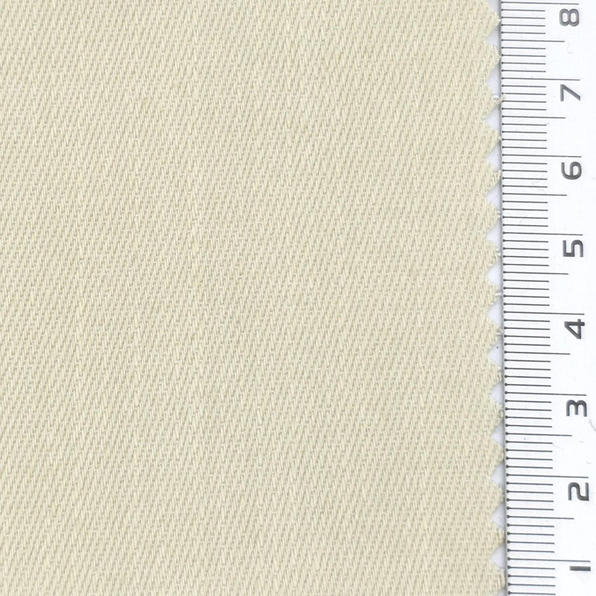 Beige - 17 Count Slub Twill Cotton Poly Woven Fabric - FAB1885