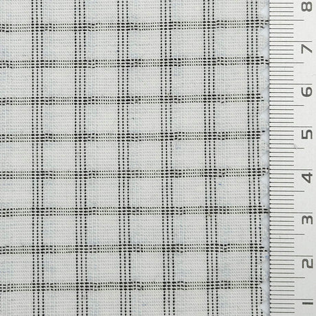Distinct Check YarnDyed Cotton Polyester Woven Fabric - FAB1797 - 1.Black Plaid-2.Light Beige Plaid-3.Light Blue Plaid-4.Taupe Plaid-5.Medium Gray Plaid-6.Light Gray Plaid-7.Beige Plaid-8.Light Gray-Green Plaid-9.Very Light Beige-10.Light Blue Plaid 