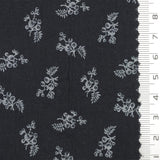 Samll Leafy Print Gauze Cotton Woven Fabric - FAB1749 - 1.Cream-2.Dark teal-3.Cream-4.Tan-5.Black 
