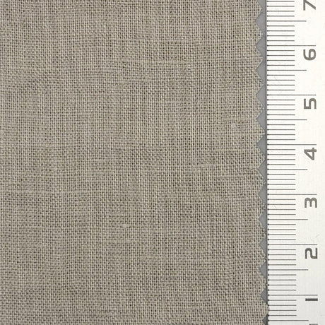 21s Solid Washing Linen Woven Fabric - FAB1678 - 1.Mirage-2.Rock-3.Dorado-4.Pale Oyster-5.Nomad-6.Silk-7.Cabbage Pont-8.Tallow-9.Bitter-10.Sorrell Brown 