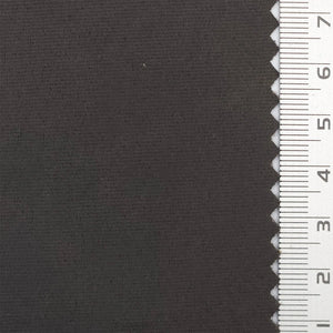 Solid Crack Suede Polyurethane Polyester Knit Fabric - FAB1764 - Black