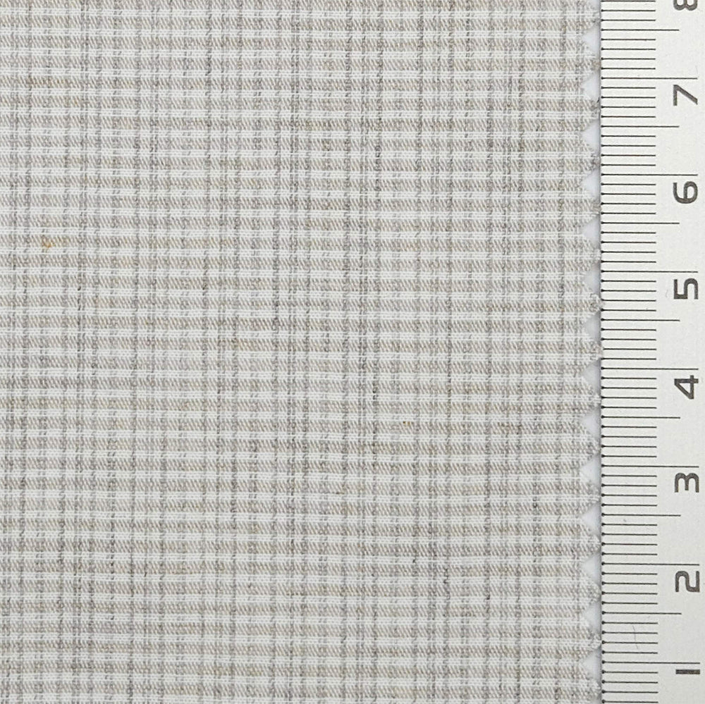 Subtle Check Pattern Subtle Grid Check Plain Cotton Woven Fabric - FAB1795 – Fabricis
