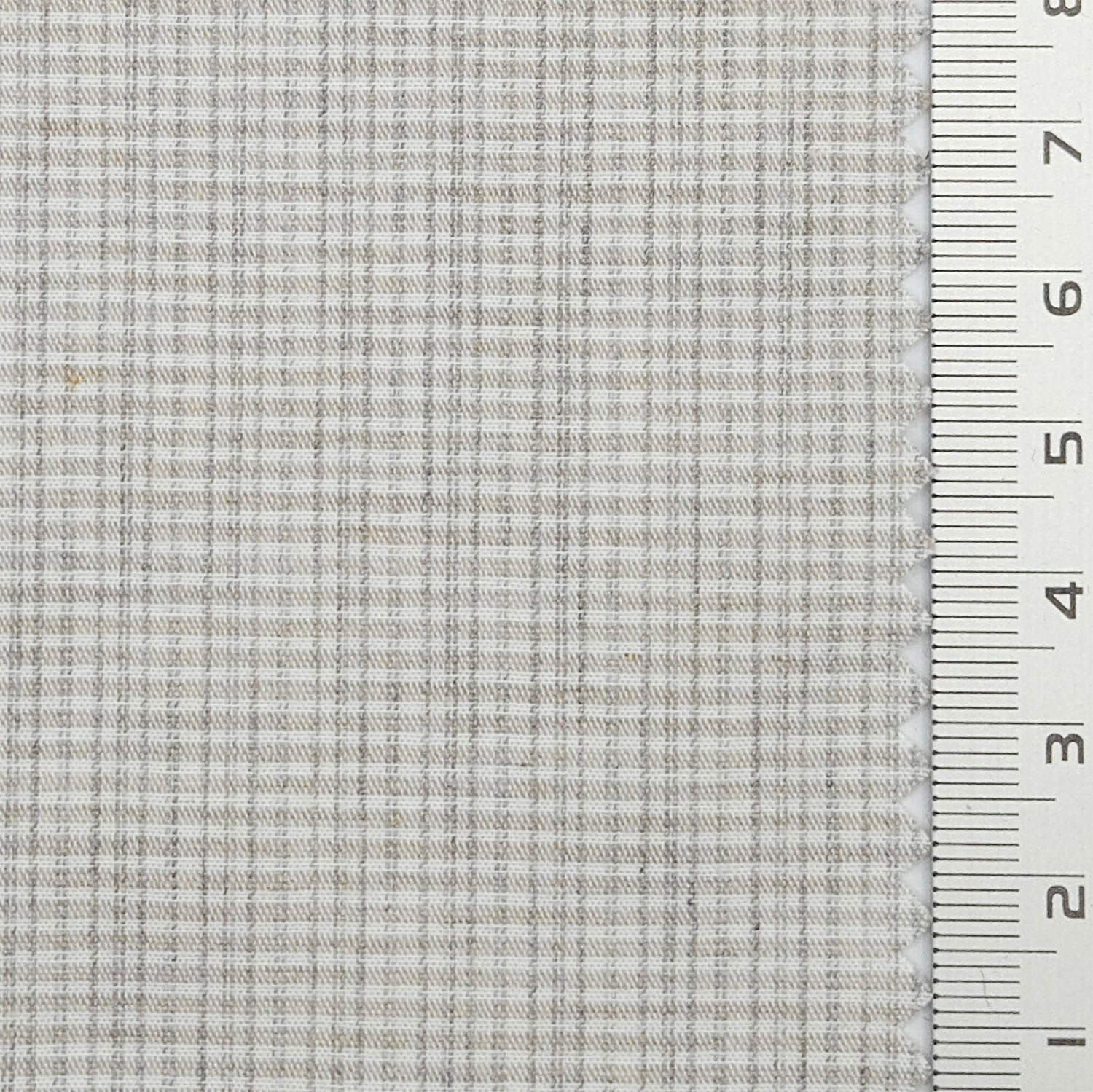 Subtle Grid Check Plain Cotton Woven Fabric - FAB 1795 - 5.Light Gray