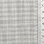 Subtle Grid Check Plain Cotton Woven Fabric - FAB1795 - Light Gray