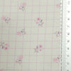 Print Check Floral Cotton Woven Fabric | FAB1580 | 1.Careys Pink, 2.Pale Slate, 3.Paris White, 4.Pale Slate, 5.Grey by Fabricis.com #