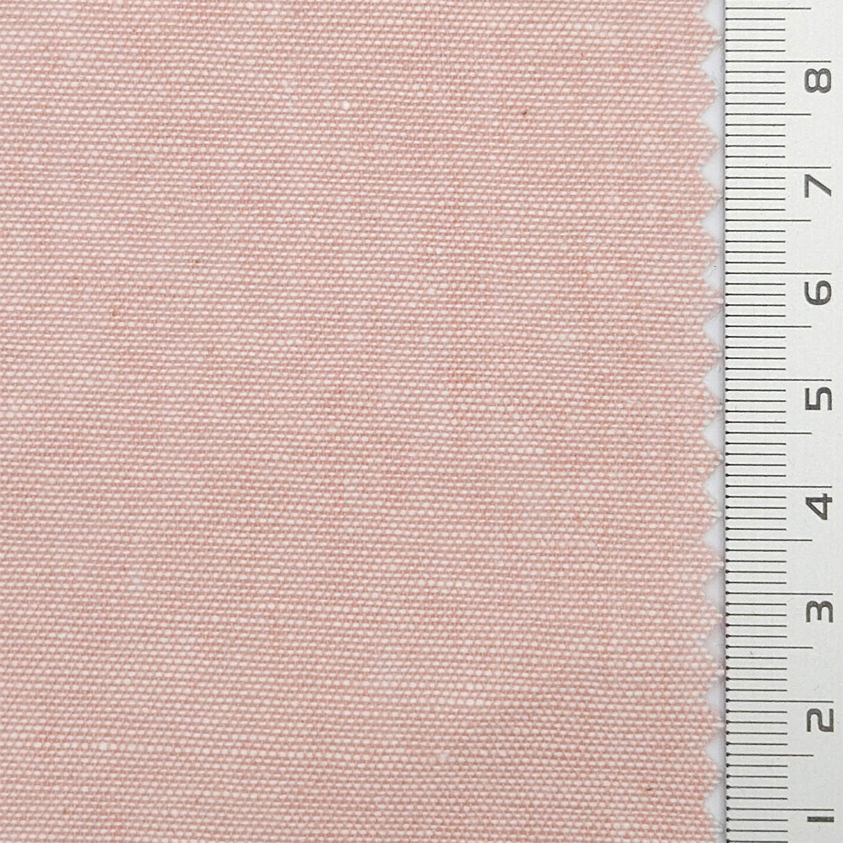 Solid Oxford Cotton Linen Polyester Woven Fabric - FAB1790 - Blush pink