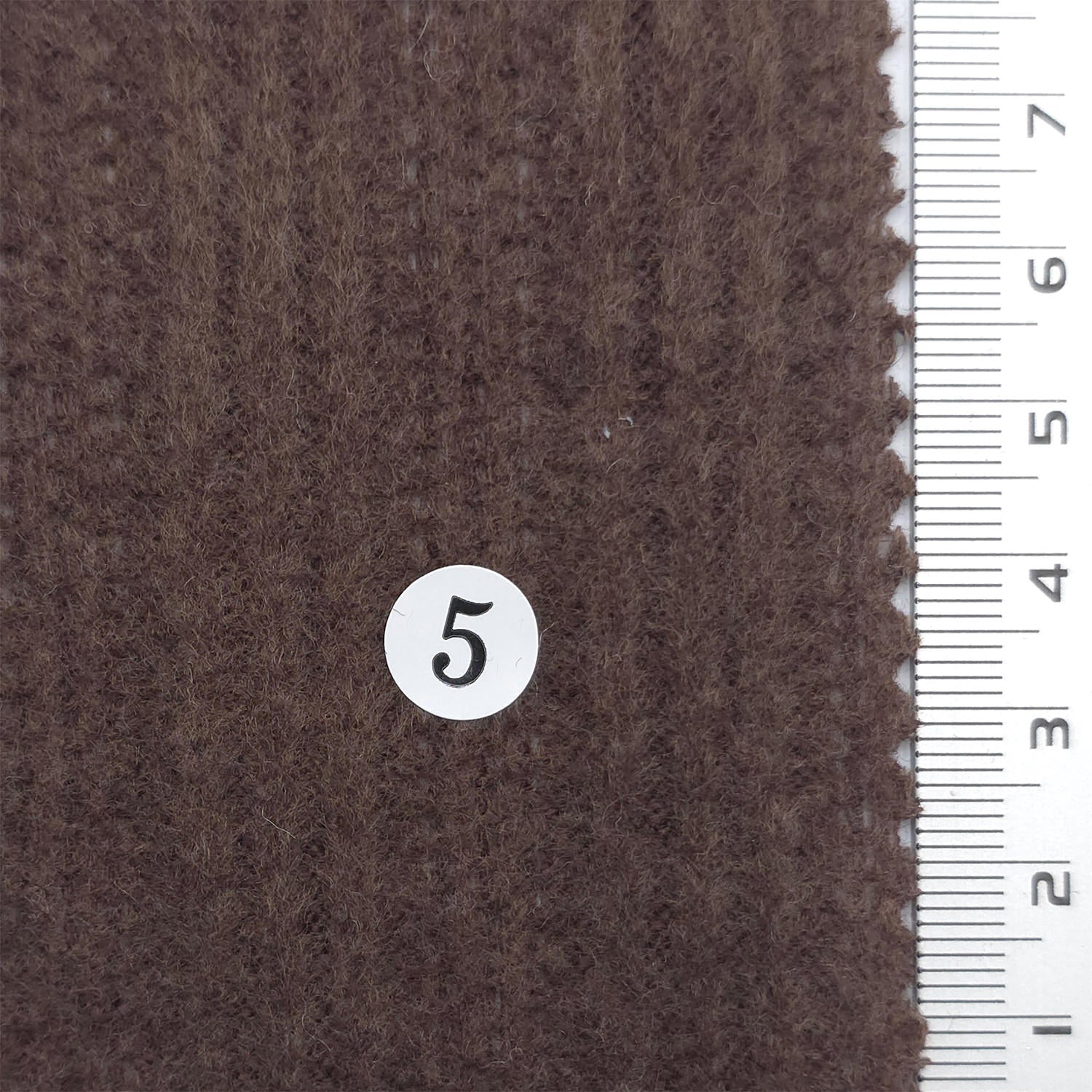 1: Warm Gray-2: Cream-3: Dusty Rose-4: Light Blue-5: Medium Brown - Brushed Rib Poly Rayon Knit Fabric - FAB 1856