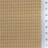 Tan - 8 Wale Textured Corduroy Poly Woven Fabric - FAB1874