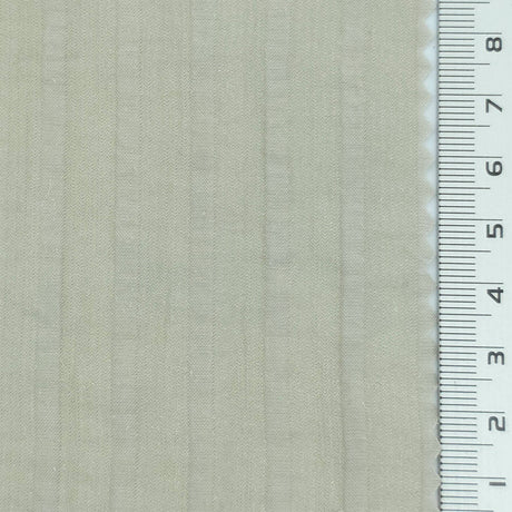 Light Gray - Jacquard Stripe Lyocell Nylon Woven Fabric - FAB1877