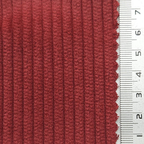 6Wale Solid Corduroy Cotton Woven Fabric - FAB1656 - 1.Sandrift-2.Tia Maria-3.Au Chico-4.Wine Berry-5.Milano Red-6.Alabaster-7.Pearl Lusta-8.Wafer-9.Sisal-10.Cashmere 