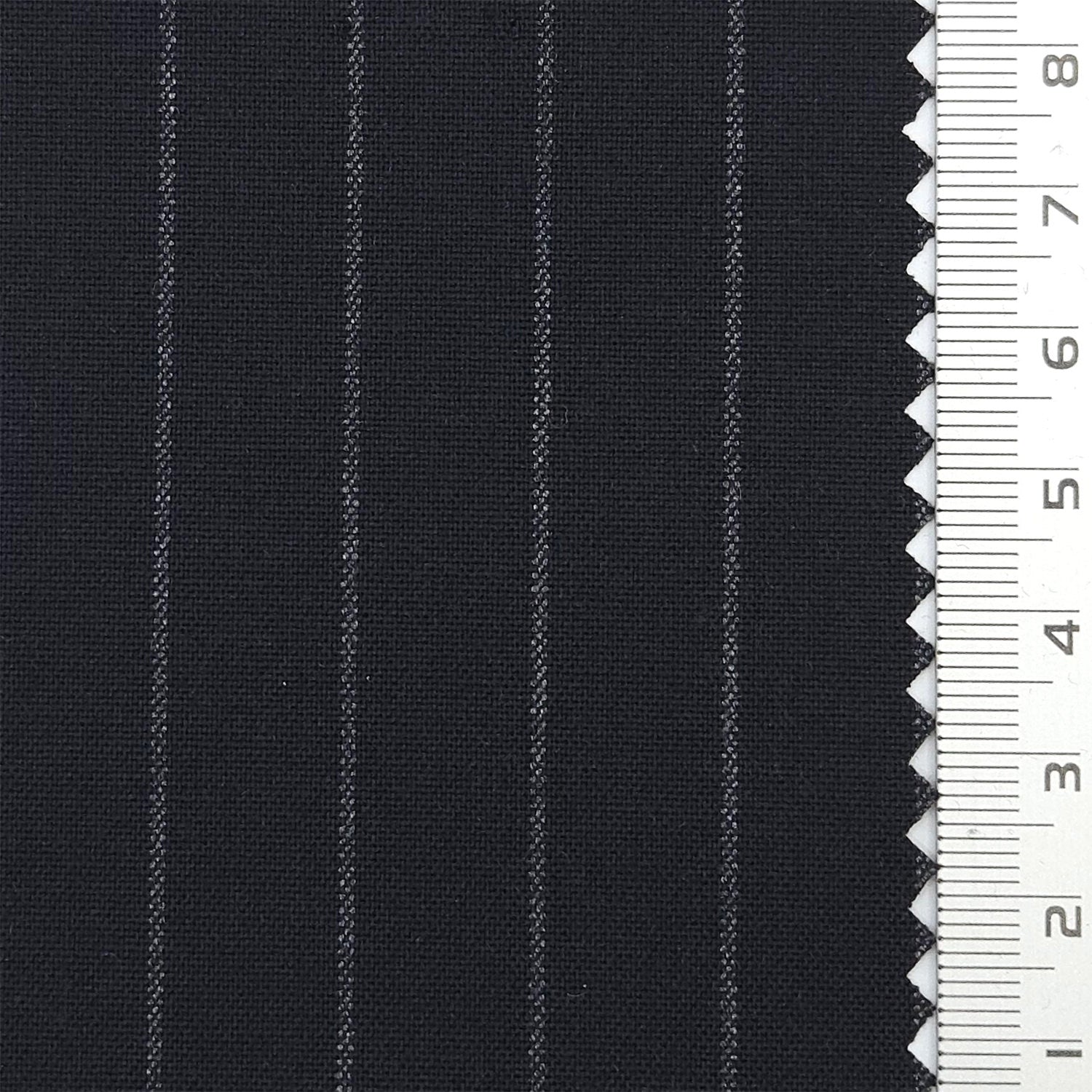 1.Tan-2.Light Gray-3.Dark Gray-4.Charcoal-5.Navy Blue - Chalk Stripe Plain Polyester Spandex Rayon Woven Fabric - FAB 1781