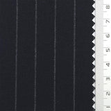 Chalk Stripe Plain Polyester Spandex Rayon Woven Fabric - FAB1781 - 1.Tan-2.Light Gray-3.Dark Gray-4.Charcoal-5.Navy Blue-6.Dark Navy-7.Black 