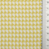 Houndstooth YarnDyed Polyester Spandex Woven Fabric - FAB1686