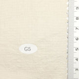 Solid Crinkled Nylon Woven Fabric - FAB1702 - Eggshell