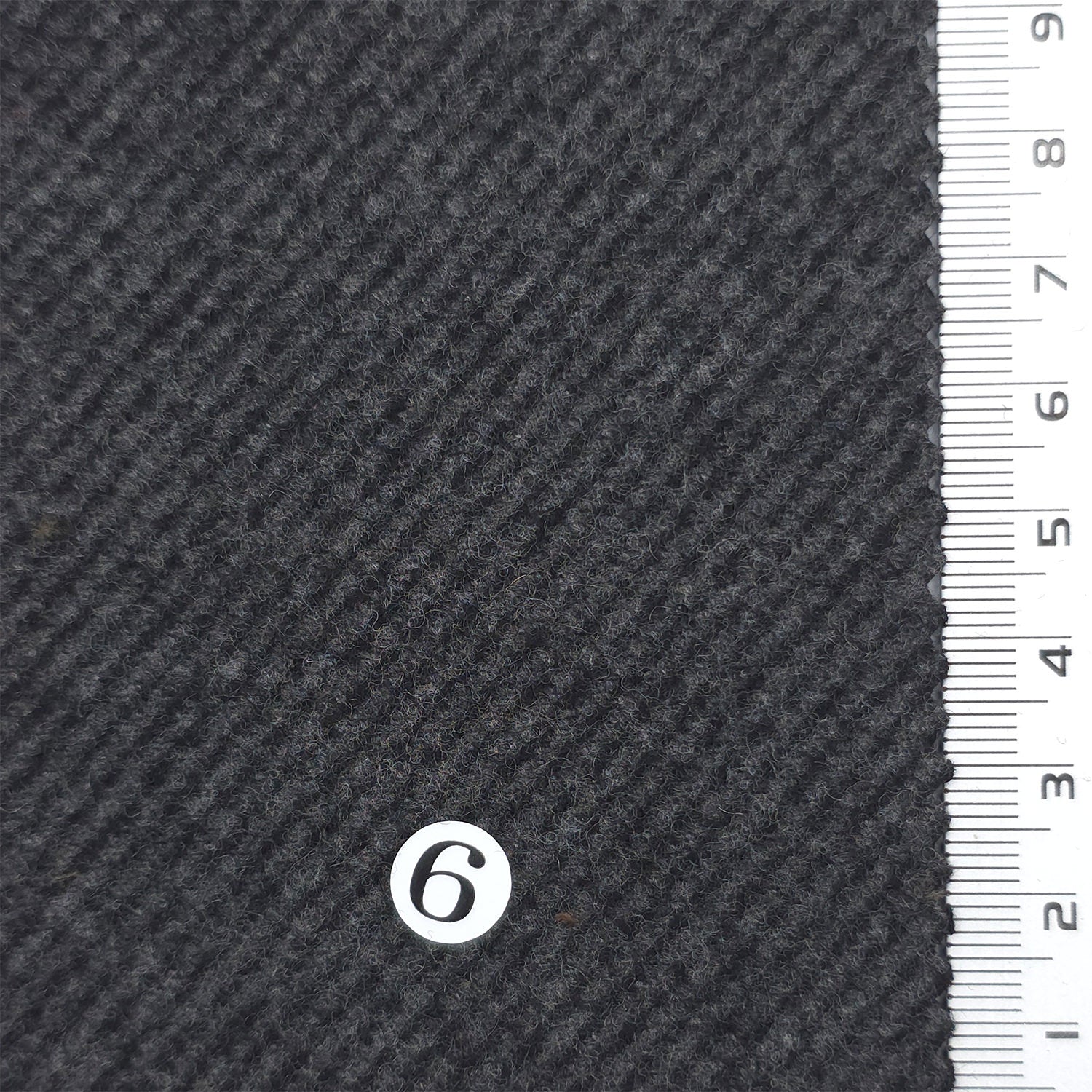 Charcoal Gray - Herringbone Twill Poly Rayon Wool Span Woven Fabric - FAB1872