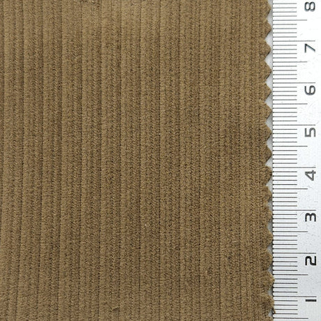 11Wale Solid Corduroy Cotton Woven Fabric - FAB1655 - 1.Petite Orchid-2.Oyster Pink-3.Milk White-4.Sour Dough-5.Pale Taupe-6.Shingle Fawn-7.Dark Tan-8.Cigar-9.Japonica-10.Sand Dune 