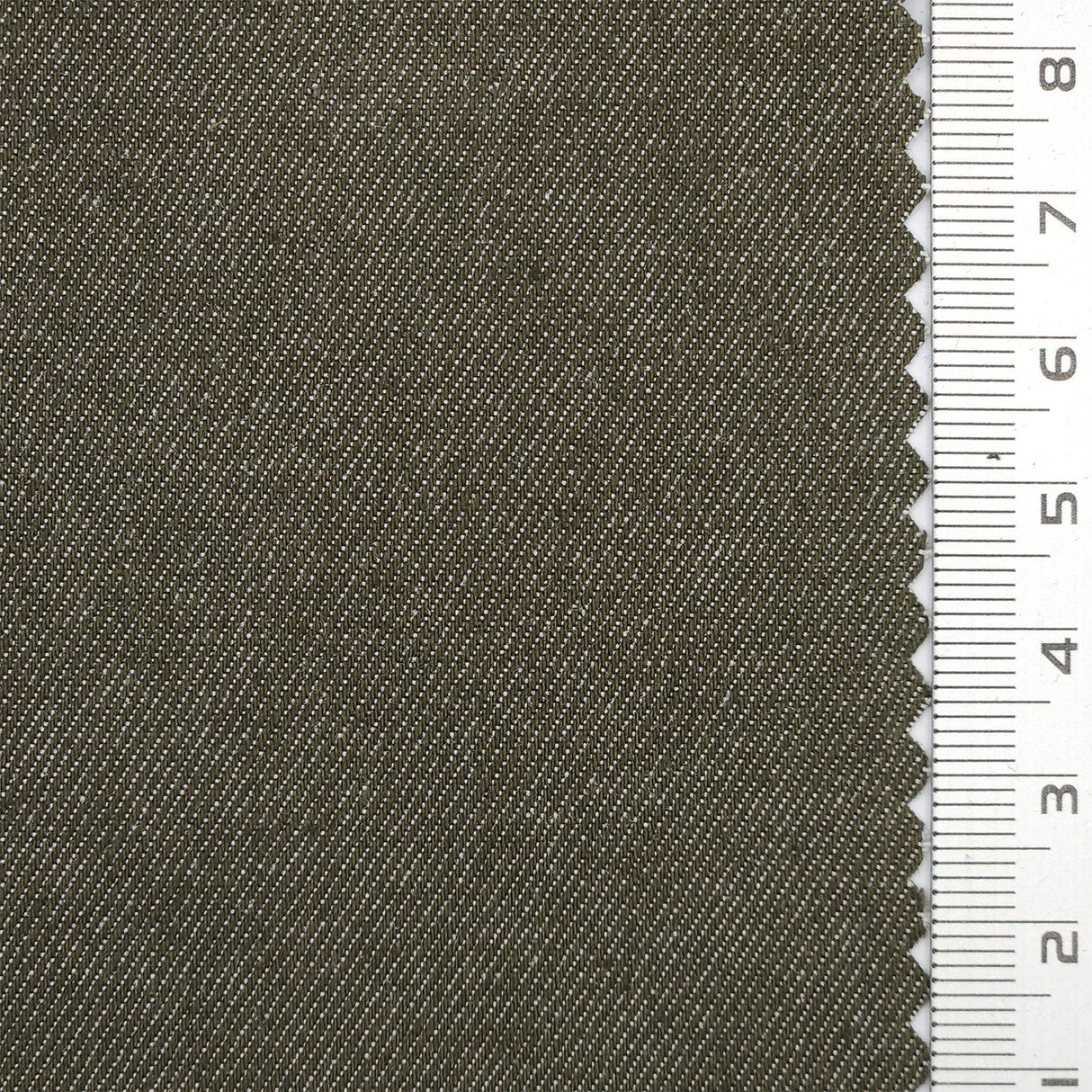 20s Solid Twill Polyester Cotton Woven Fabric - FAB1754 - Olive Green