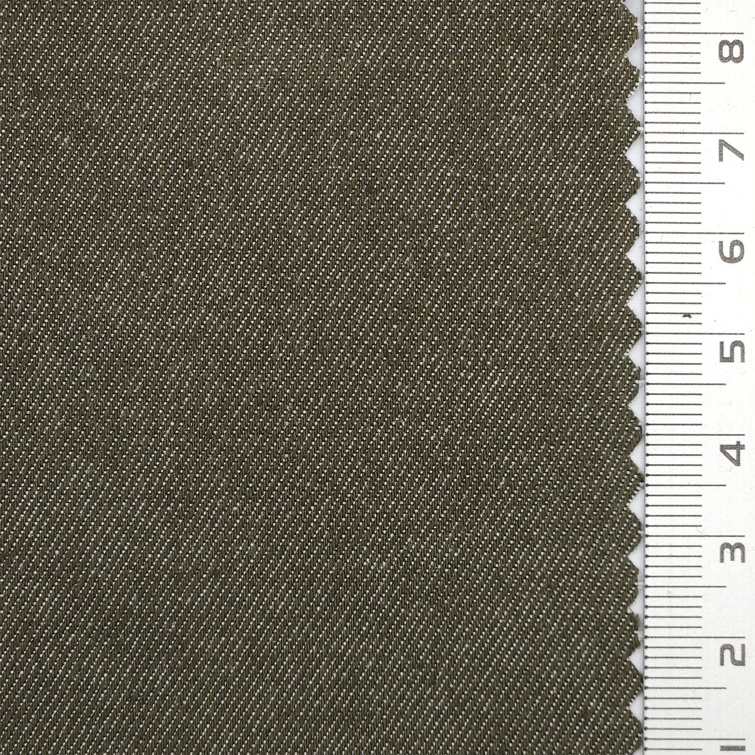 20s Solid Twill Polyester Cotton Woven Fabric - FAB 1754 - 6.Olive Green
