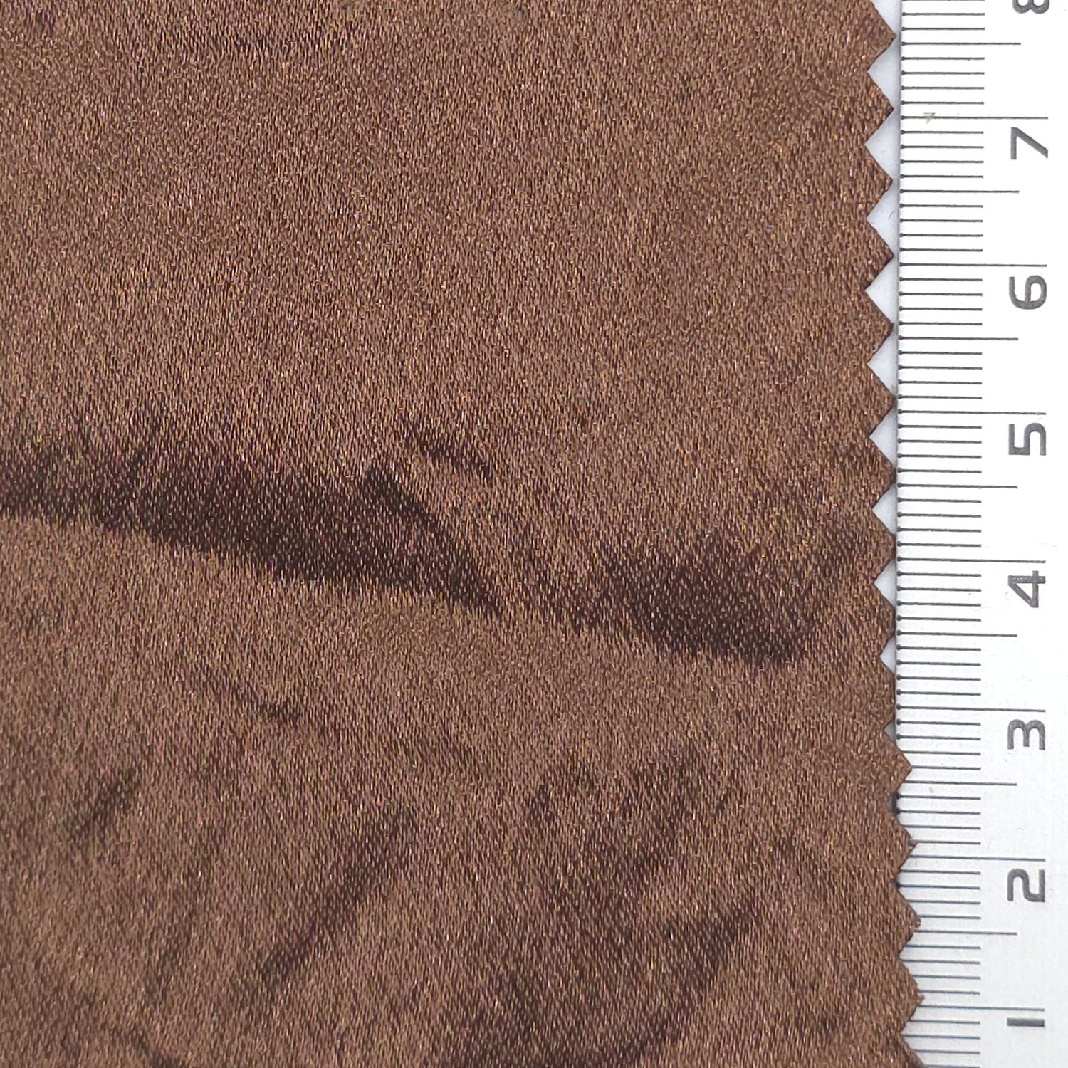 Crinkled Polyester Woven Fabric - FAB1970 - Brown