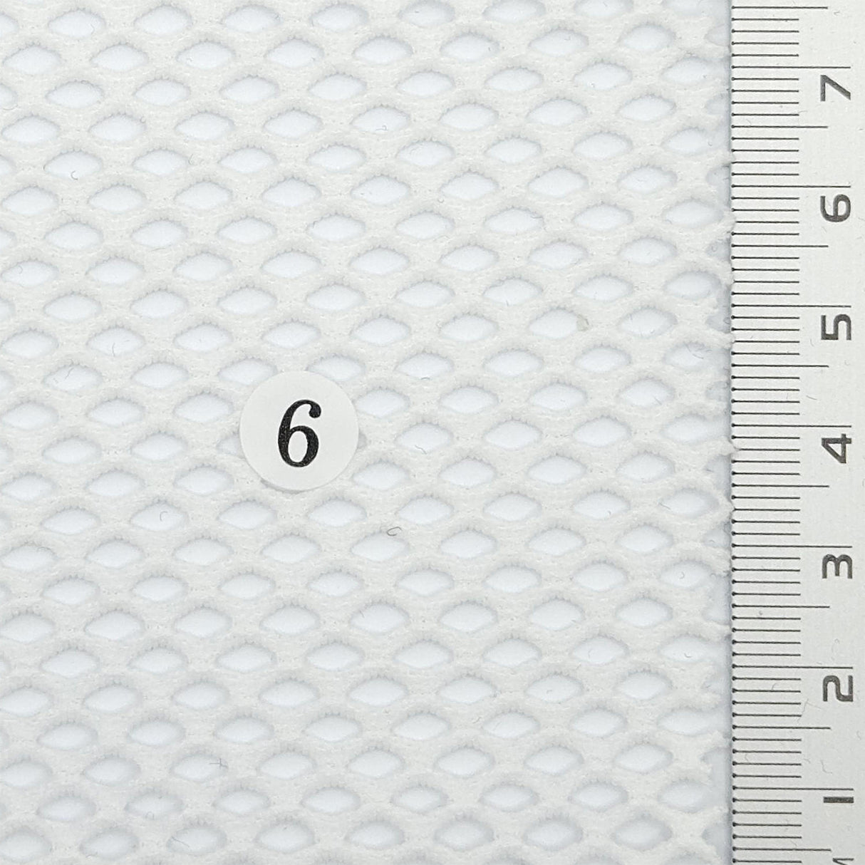 Net Solid Mesh Spandex Polyester Knit Fabric - FAB1803 - White