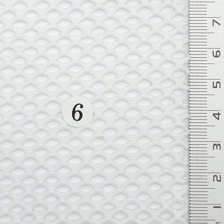 Net Solid Mesh Spandex Polyester Knit Fabric - FAB1803 - 1.Purple gray-2.Beige-3.Light pink gray-4.Light mint green-5.Light sky blue-6.White-7.Black 