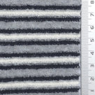 Stripe Cotton Polyester Knit Fabric - FAB1958 - Dark Gray