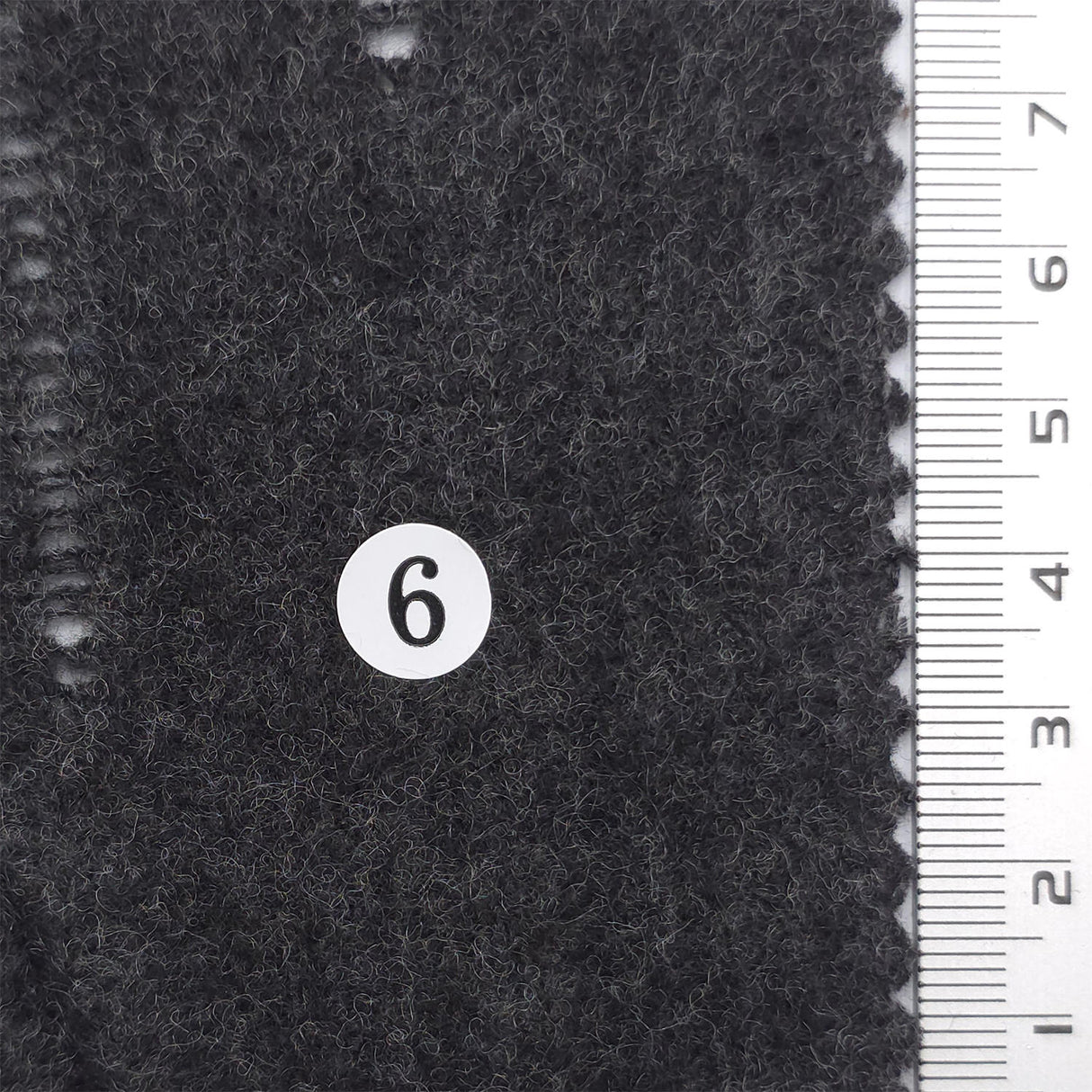 Charcoal Grey - Brushed Rib Poly Rayon Knit Fabric - FAB1856