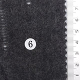 Charcoal Grey - Brushed Rib Poly Rayon Knit Fabric - FAB1856