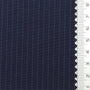 Pin Stripe Plain Polyester Spandex Rayon Woven Fabric - FAB1783 - Navy blue