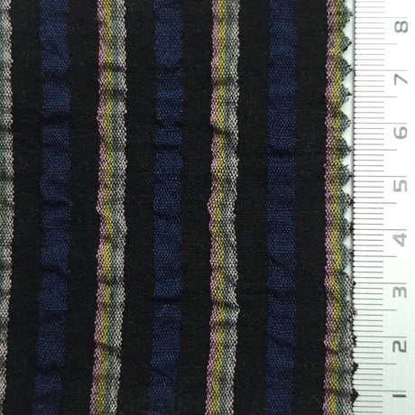 Stripe Jacquard YarnDyed Polyester Cotton Woven Fabric | FAB1583 | 1.Pale Taupe, 2.Heather, 3.Coral Tree, 4.Pale Brown, 5.Quill Grey, 6.Black by Fabricis.com #