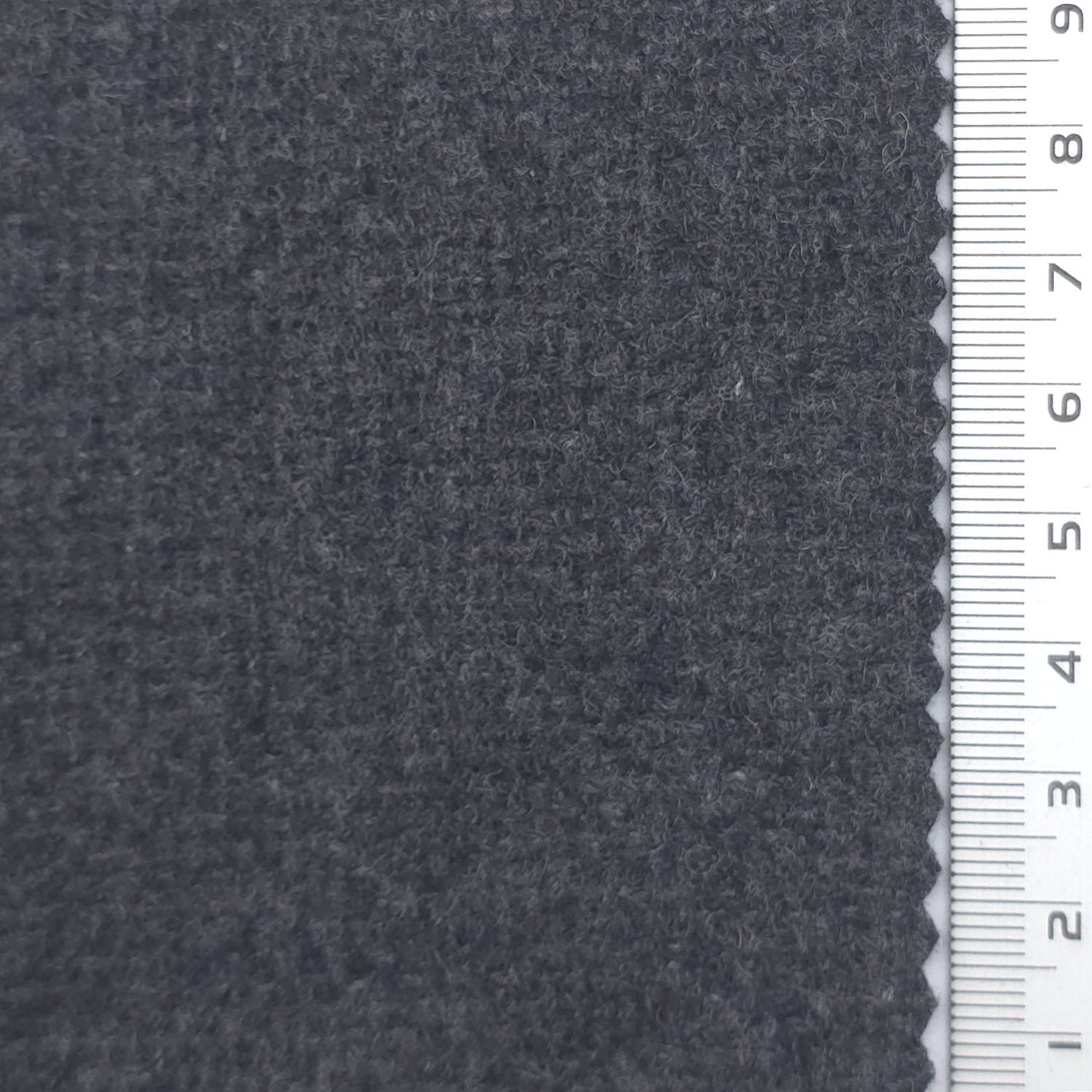 Tweed Wool Polyester Woven Fabric - FAB1965 - Dark Blue