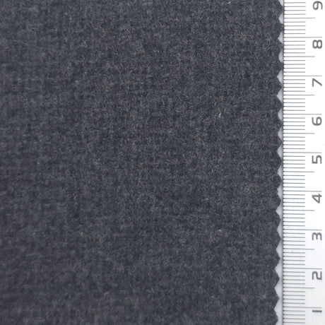 Tweed Wool Polyester Woven Fabric - FAB1965 - Dark Blue