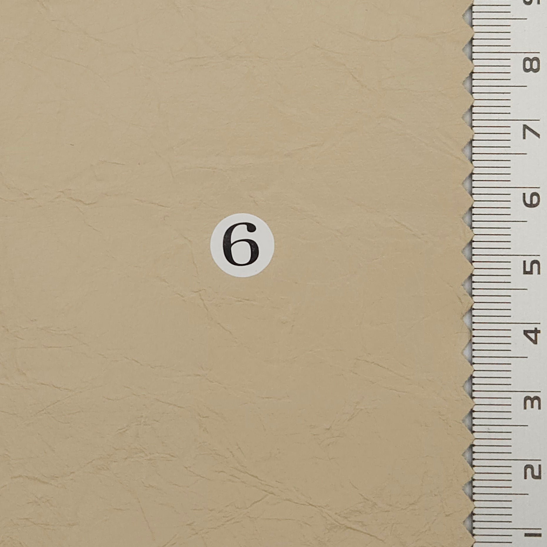 1.Silver-2.Ivory-3.Light beige-4.Light taupe-5.Medium beige - Coated Solid Crease Rayon Polyurethane Woven Fabric - FAB 1770