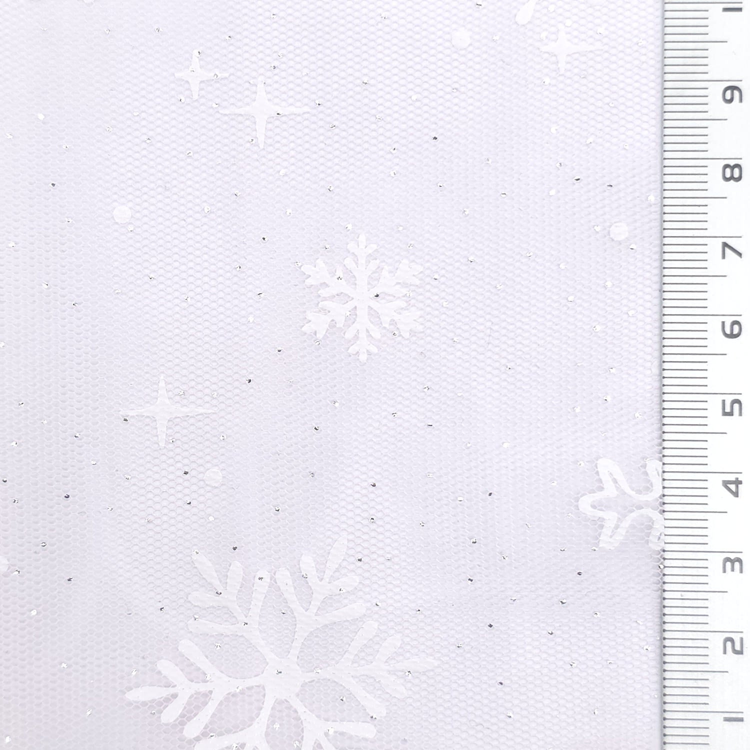 Snowflake Galaxy Polyester Knit Fabric - FAB1950 - Pink