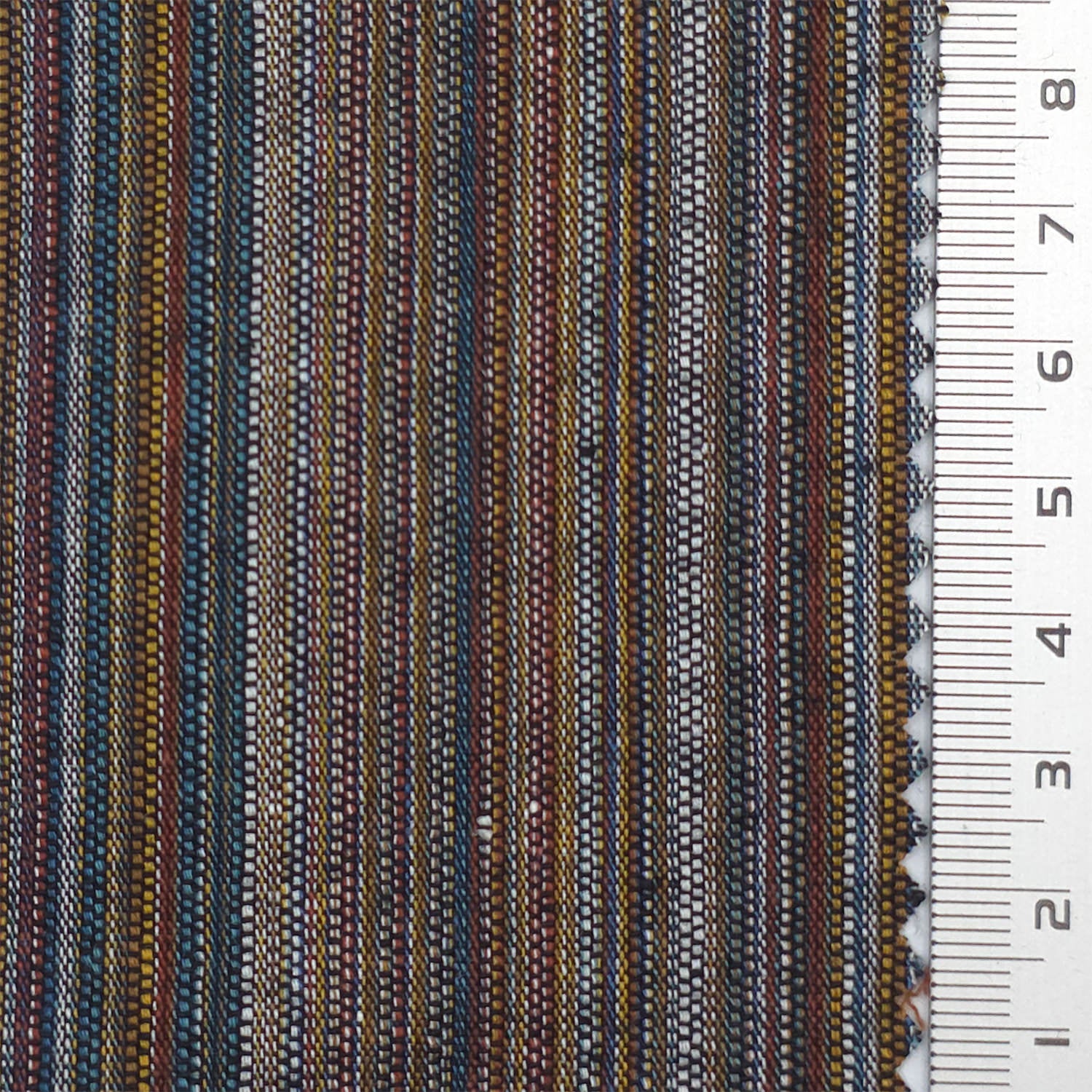 Textured Stripe Cotton Woven Fabric - FAB 1825 - 6.Charcoal