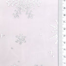 Snowflake Polyester Knit Fabric - FAB1952 - Indi Pink